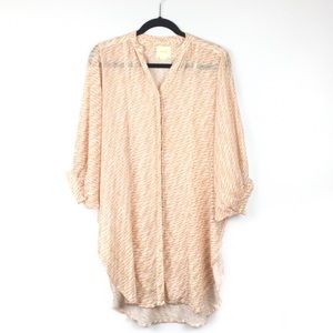 Athropologie Maeve Lena Yard Dyed Tunic A1059